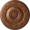 Ekena Millwork Neuveau Ceiling Medallion (Fits Canopies up to 6 3/8"), Hnd-Painted Polished Copper, 24 1/4"OD x 2"P CM24NAPOS - alternate 1